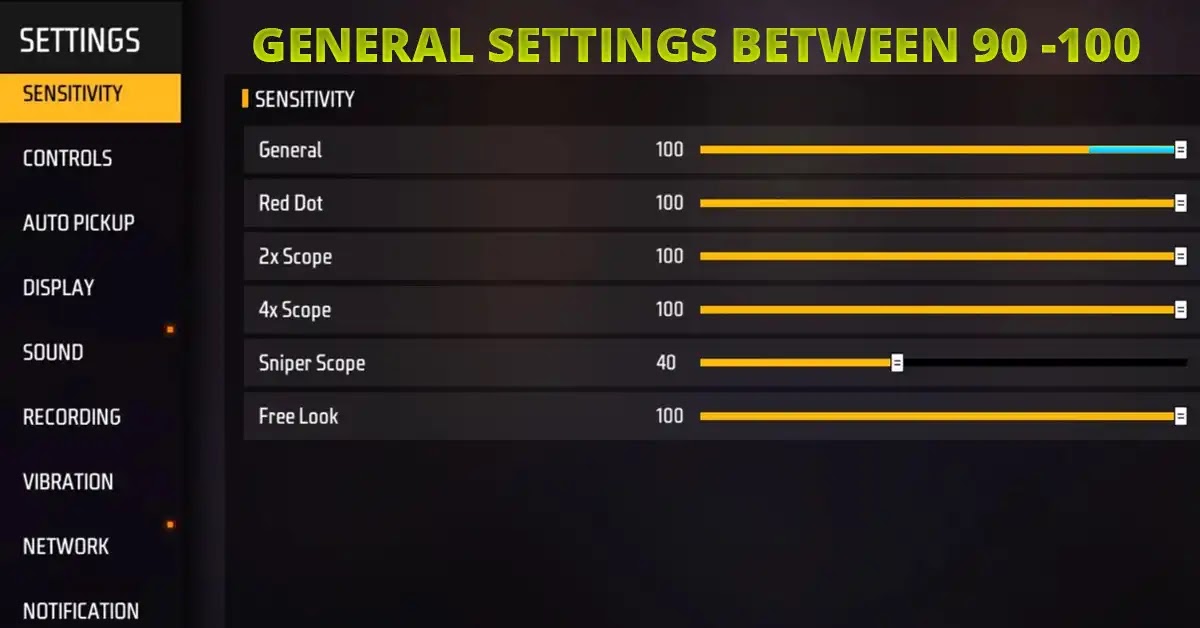 Pro Player Settings